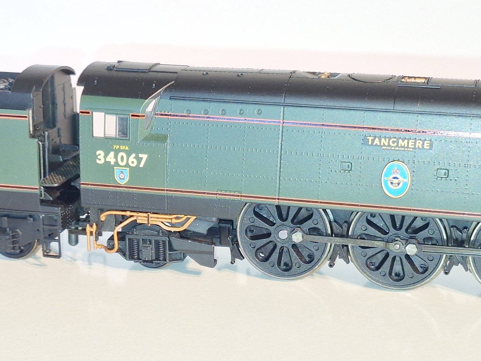 Hornby R2221 BR Tangmere 34067. New Old Stock. Mint Cond. Boxed. 2 Rail DC. OO