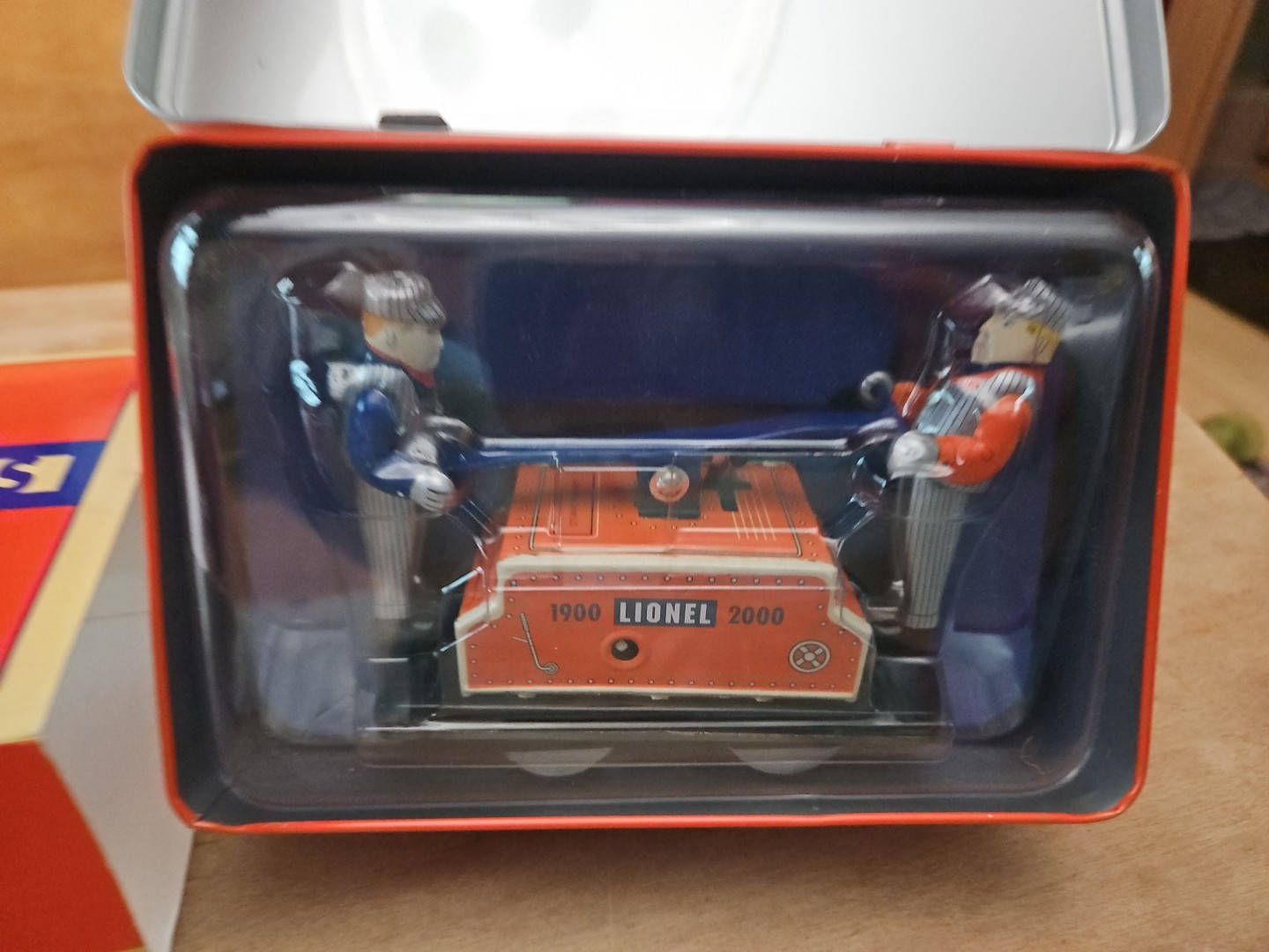 Schylling 13625 Lionel Railroad Hand Car Train Toy in Tin Box NEW IN BOX
