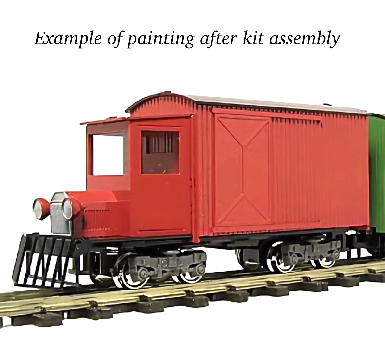 HOn30/HOe Aru-Model Narrow Gauge Pick-Up Diesel Railcar w/Cargo Kit H0e Truck