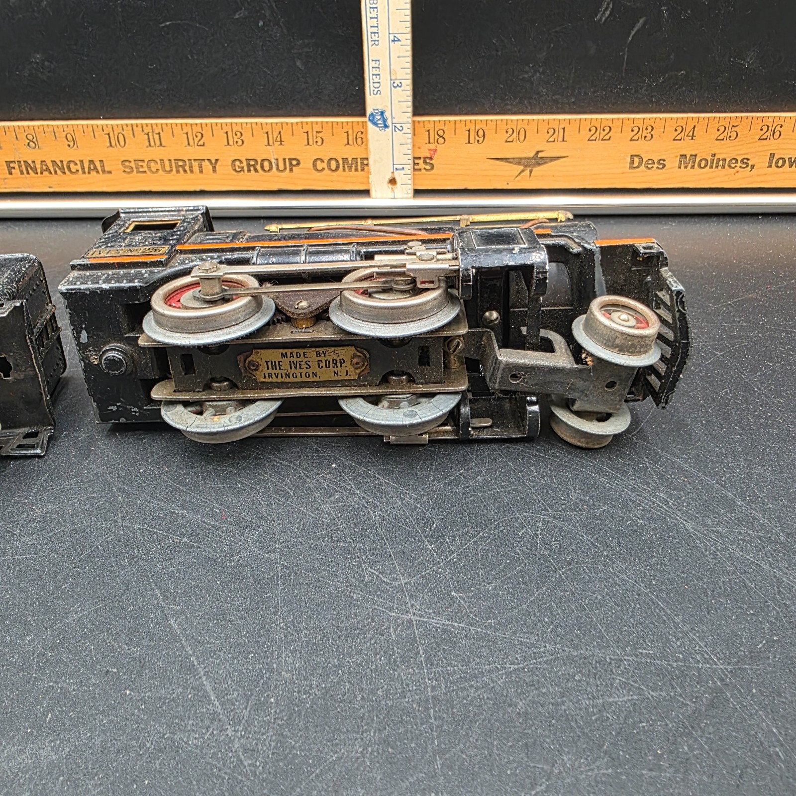 Vintage Lionel IVES 257 257T Transition Set Locomotive Tender Tinplate UNTESTED