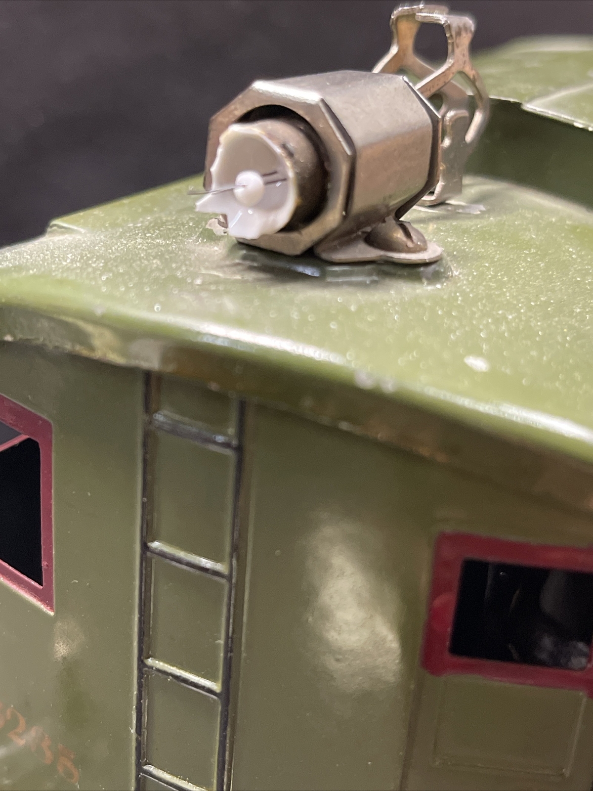 Ives Railway Line Electric Locomotive 3235 Standard Gauge Olive Green