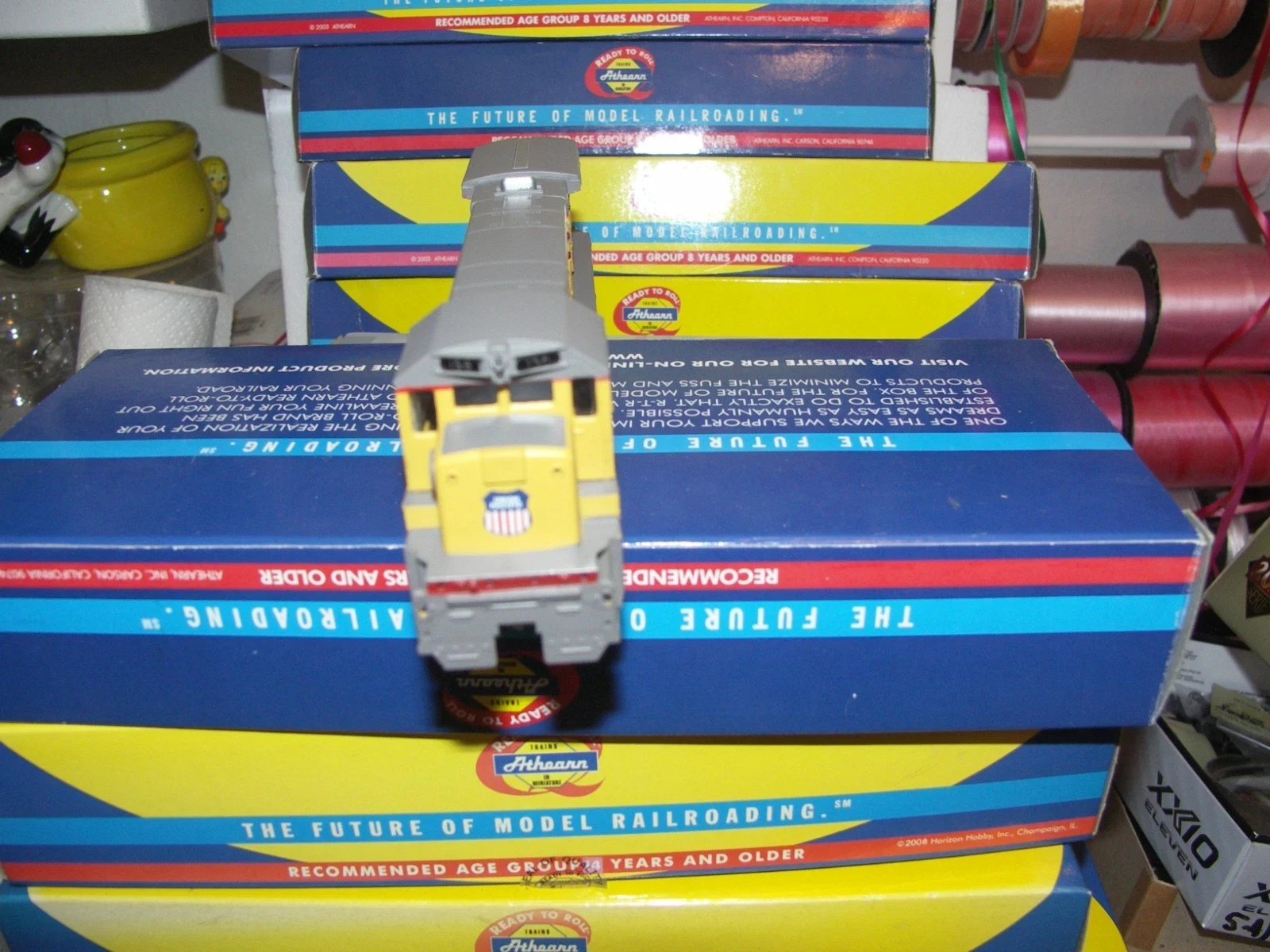 BACHMANN PLUS HO SCALE UNION PACIFIC POWERED B-23-7 DIESEL LOCO, LN/OB