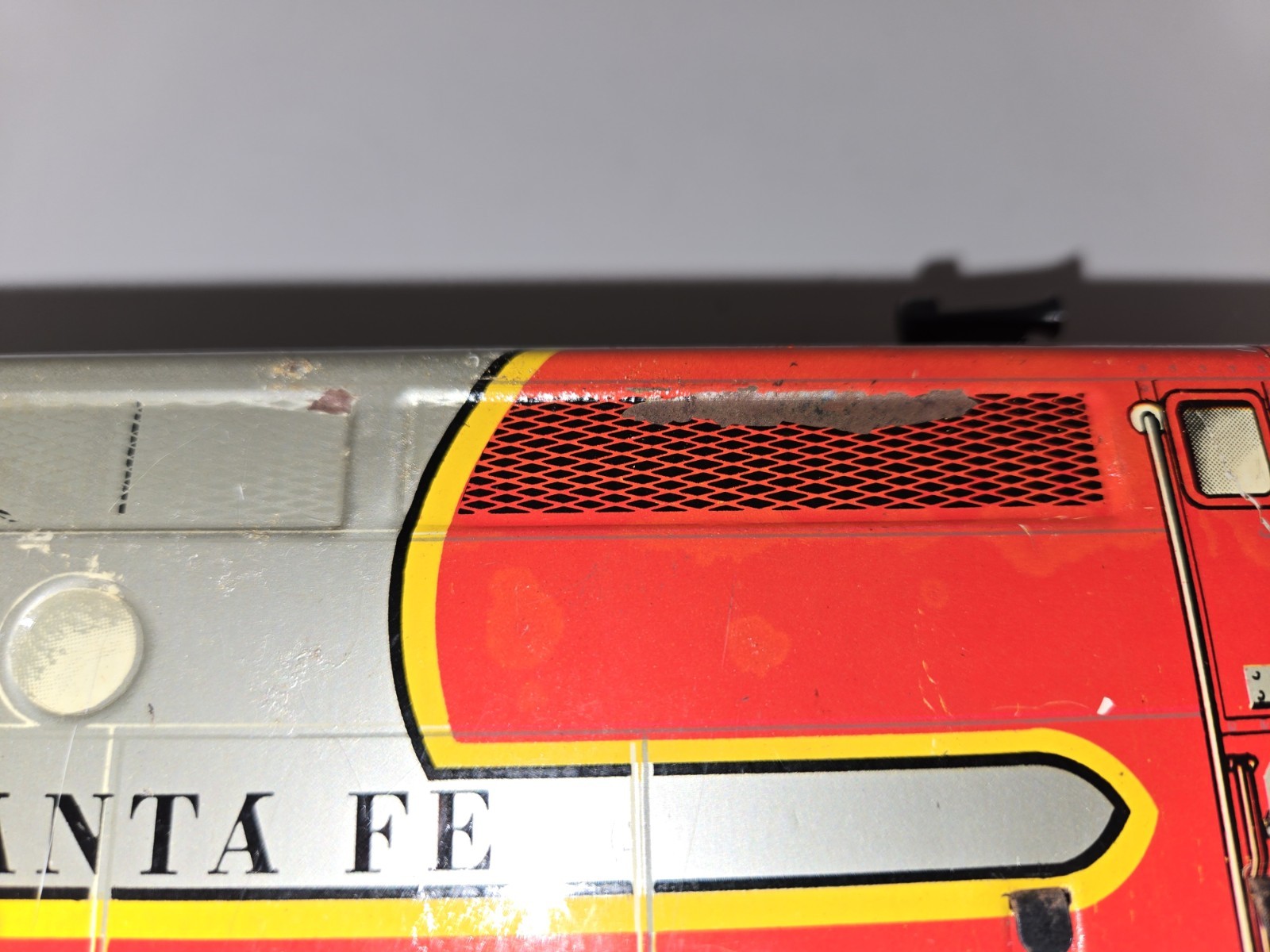 Marx 21 Santa Fe Tin Diesel Dummy A Unit