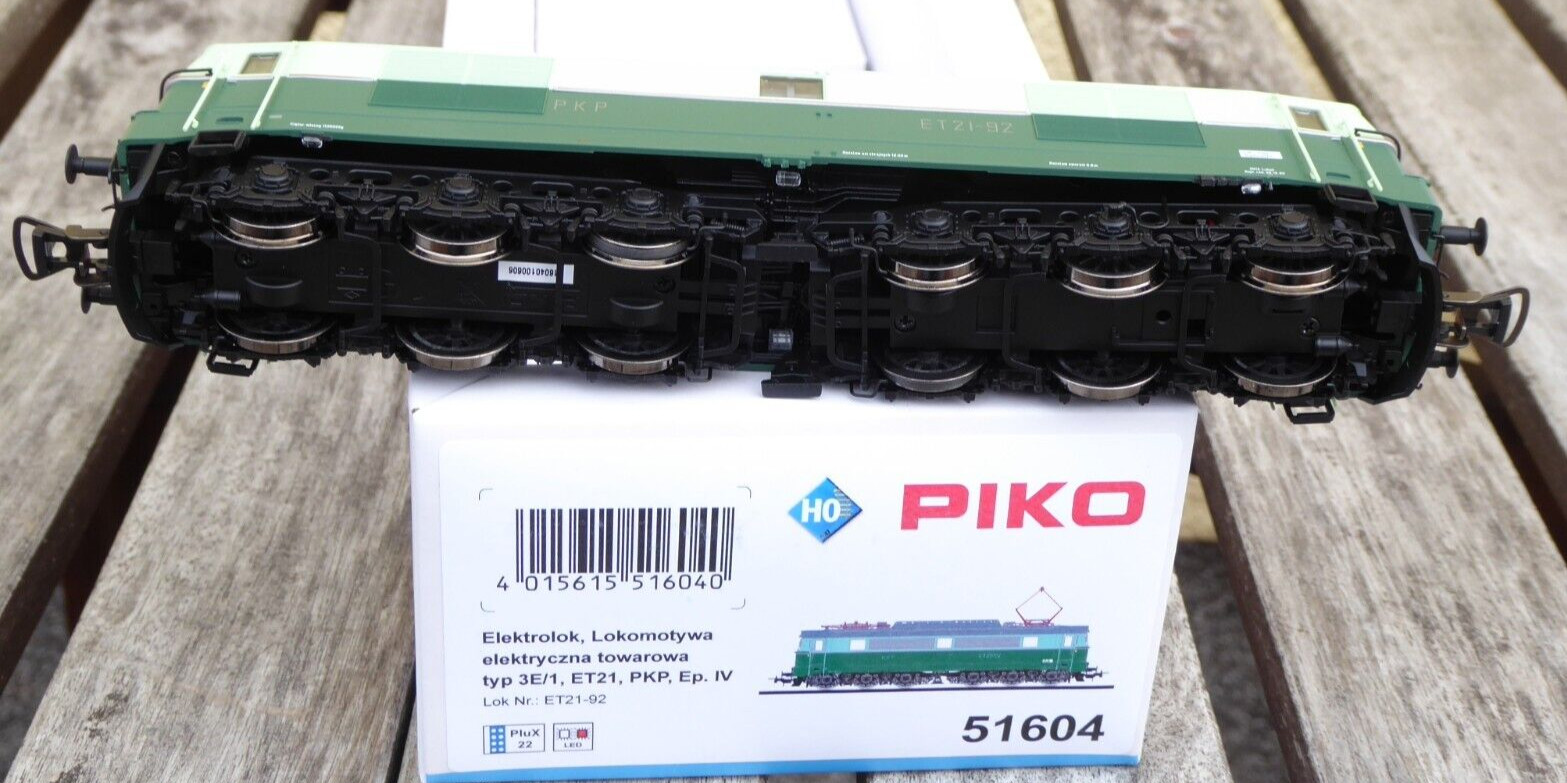 Piko 51604 Locomotive Et 21-92 the Pkp Epoch 4/5 Dss PluX22 + LED New IN Boxed