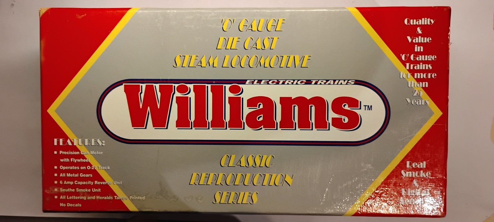 Williams O Gauge S-2 6-8-6 Engine w/ Tender: Tested/ Runs