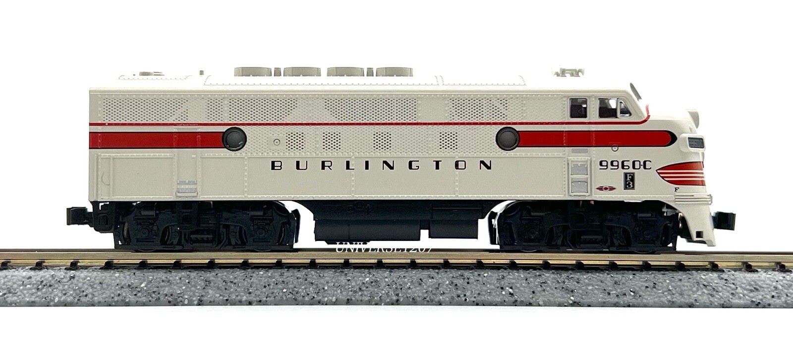 N Scale Kato 176-1314 F3A Chicago Burlington & Quincy #9960C CB&Q Diesel Engine