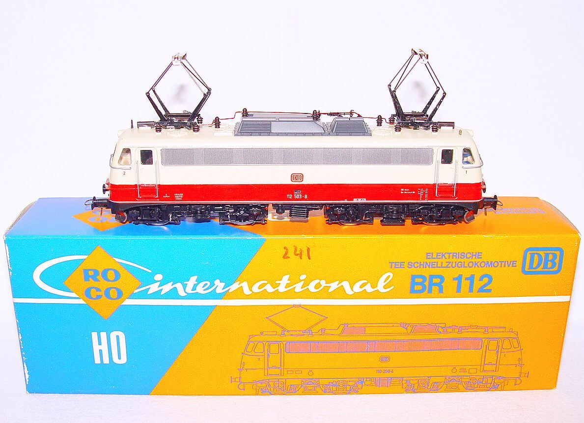 Roco DC HO 1:87 Deutsche Bundesbahn BR 112 RHEINGOLD ELECTRIC LOCOMOTIVE MIB`78!
