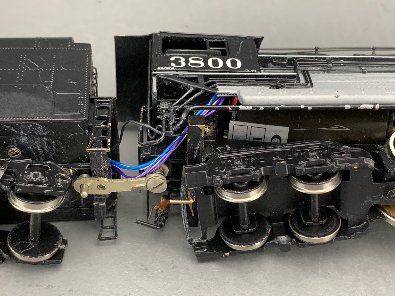 HO Key Brass D&RGW L-97 Challenger 4-6-6-4 Steam Loco #3800 w/DCC&SND HO8233