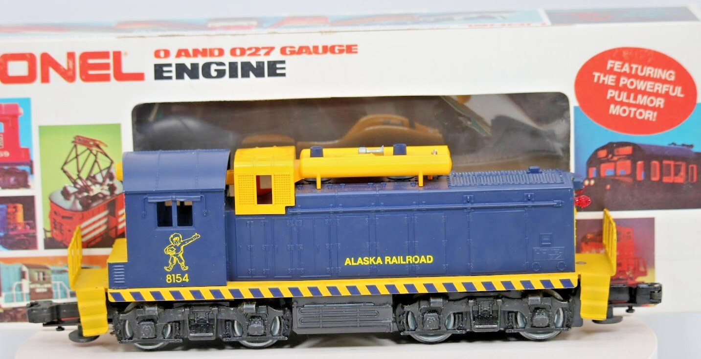 Lionel Alaska Railroad SW-1 Switcher — 6-8154 — O & O-27 Gauge — LN in Box 1:48