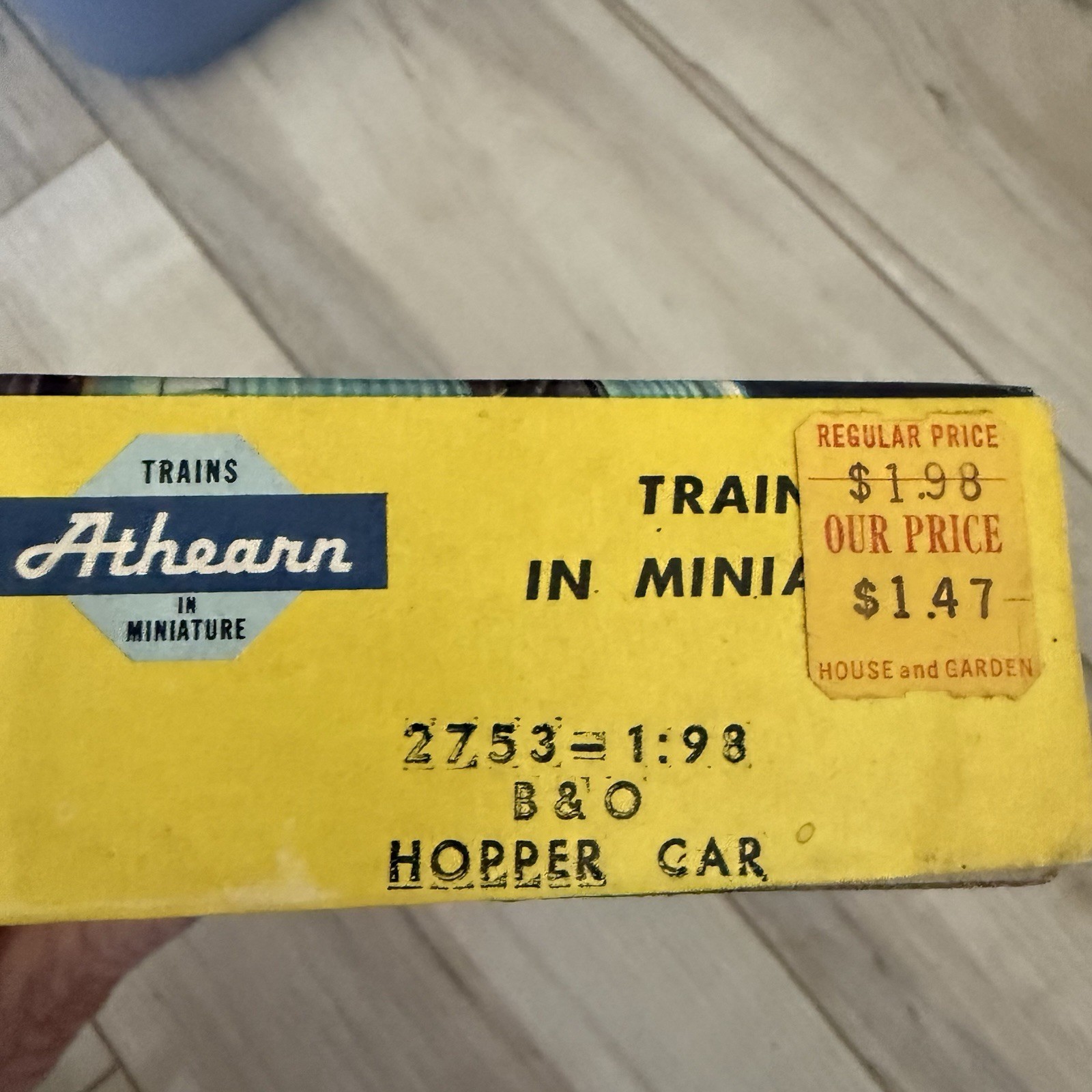 Athearn Trains In Miniature HO Chessie System B&O Hopper Car 2753