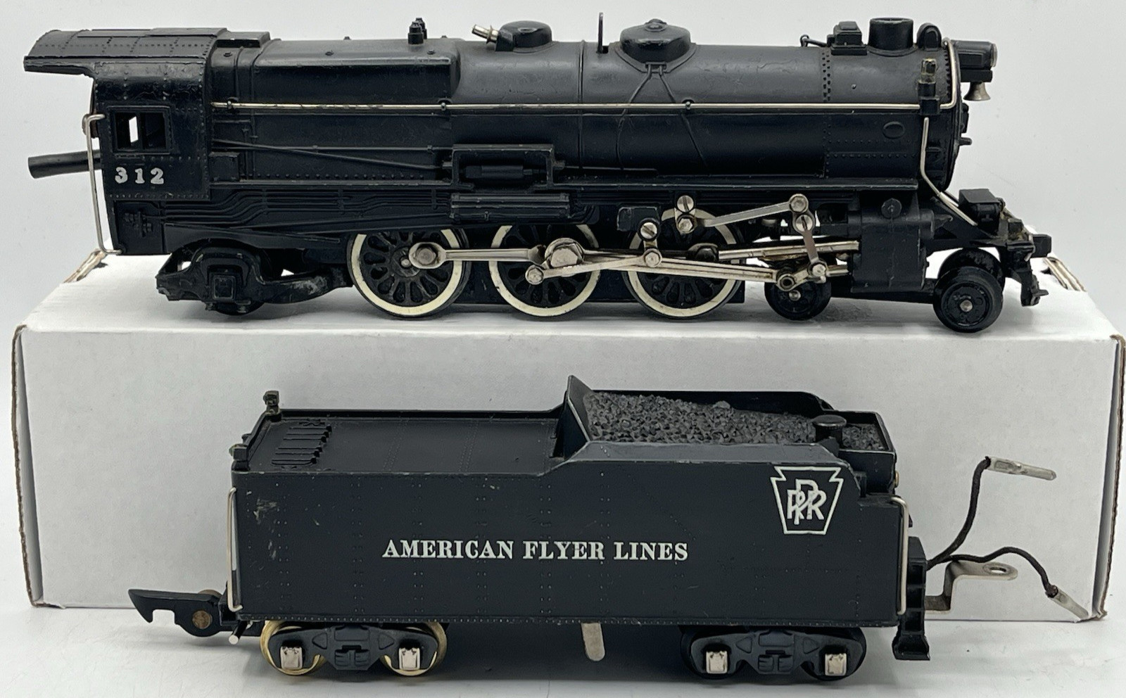 1948/’49 Gilbert American Flyer S Gauge 312 Smoke-in-Tender Pacific Loco/Tender