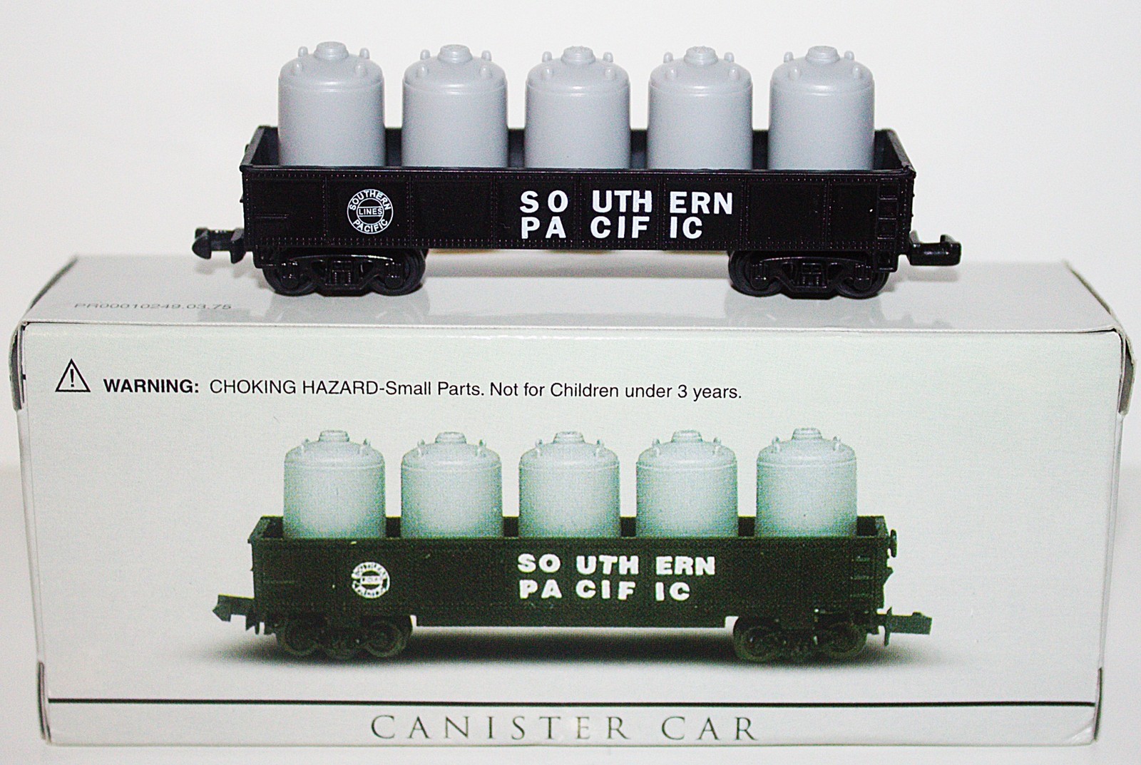 Southern Pacific Canister Car High Speed Metal & Plastic Products NEW IN BOX