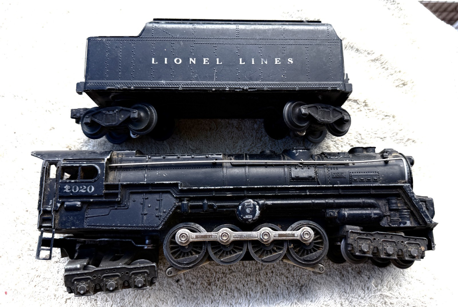 LIONEL NO. 2020 / 2466W 6-8-6 PENNSYLVANIA STEAM TURBINE LOCOMOTIVE, BLACK
