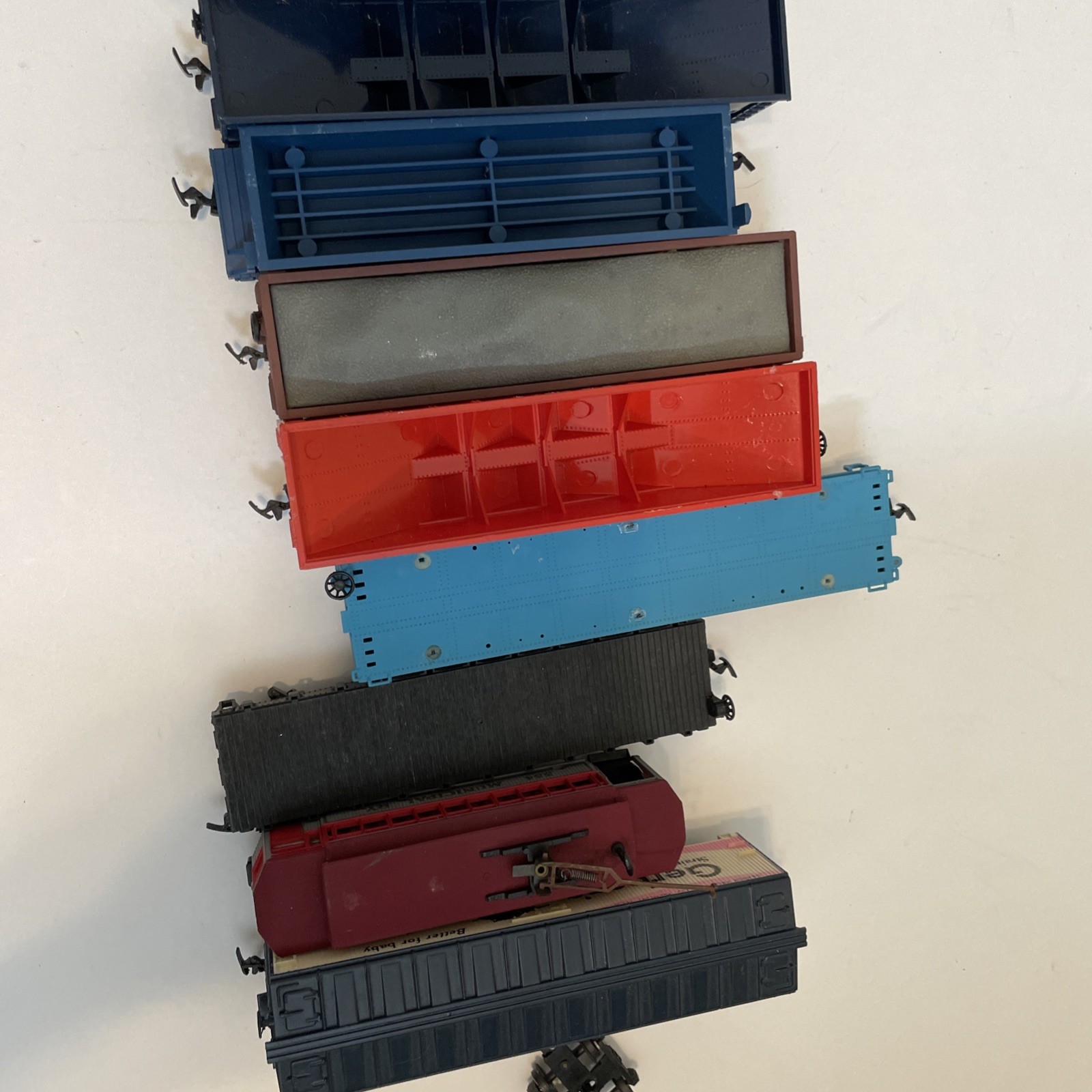 Vintage HO Scale Coal Cars And Various Others