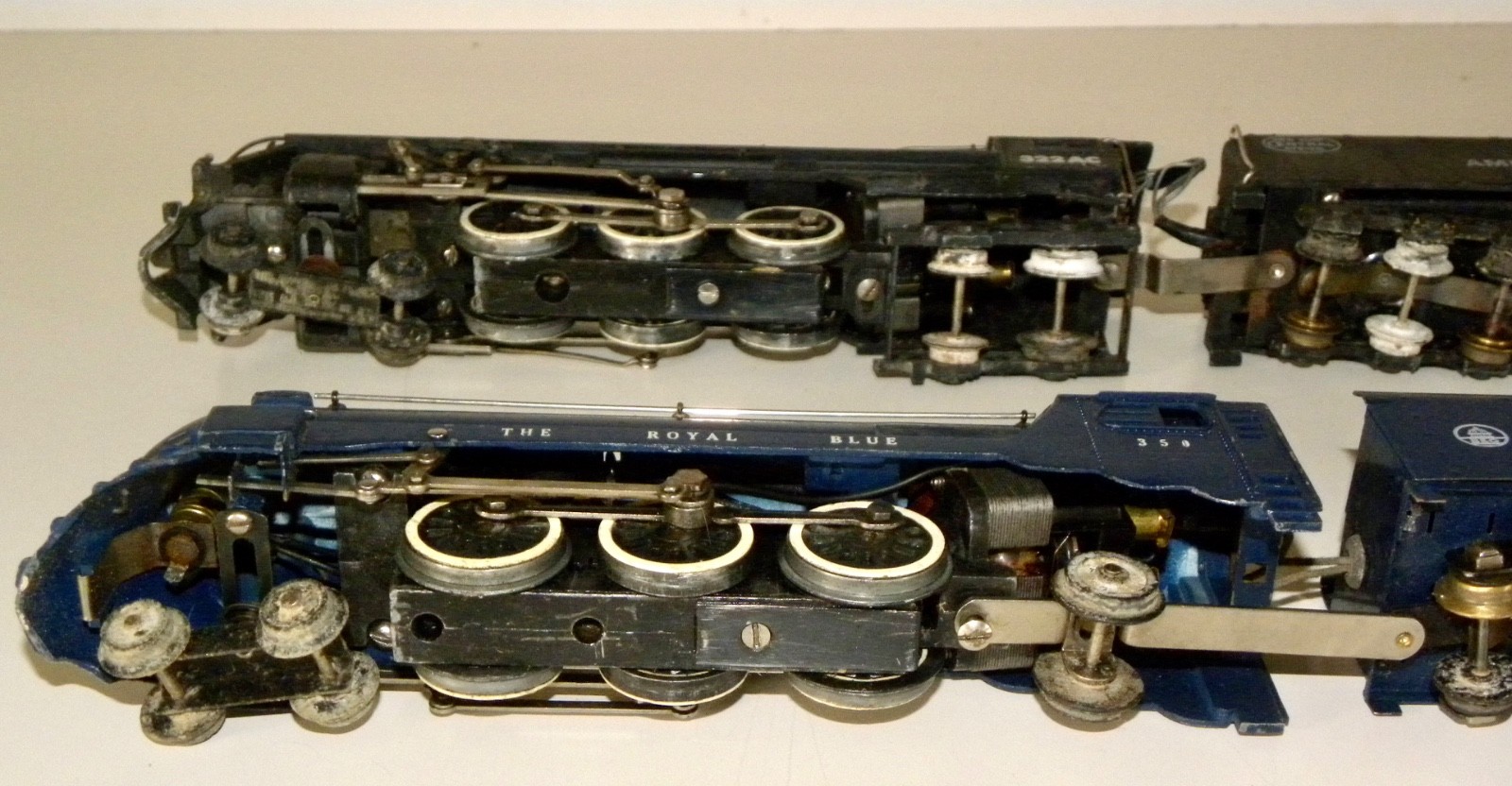 American Flyer 322AC 4-6-4 Steam Loco & Tender ~ The Royal Blue ~ Parts / Repair
