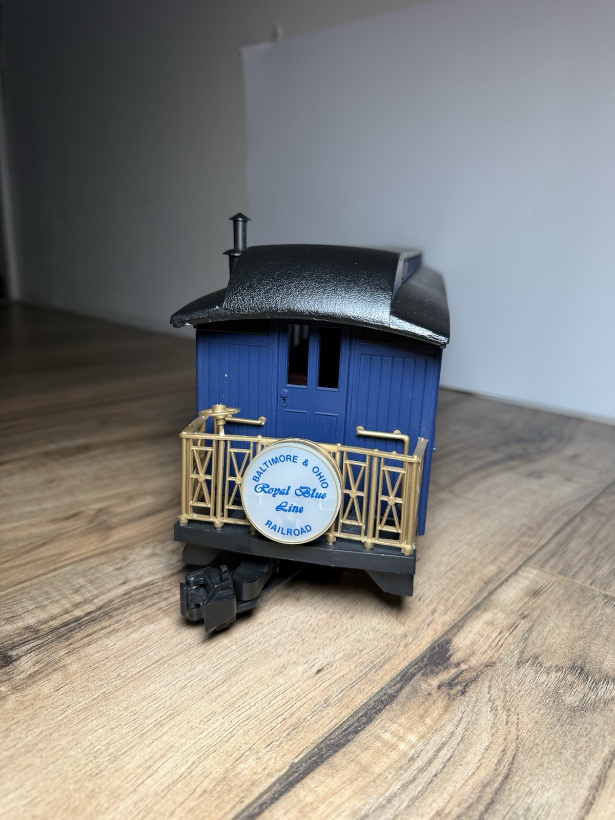 Bachmann Royal Blue line Engine Locomotive B&O1332 U.S. Mail Cars UNTESTED AS-IS