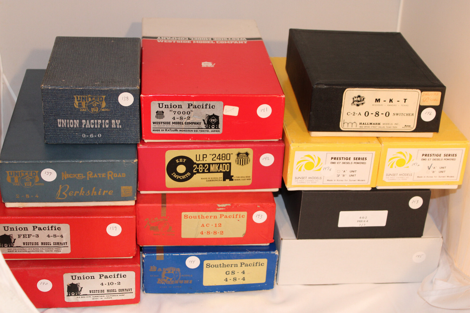 HO Brass – Engines – Lot J – Your Choice (137-148)