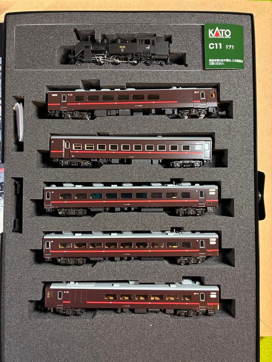 KATO 10-1958 C11 171 14 Series SL Fuyu-no-Shitsugen Train 6 Car Set N Scale