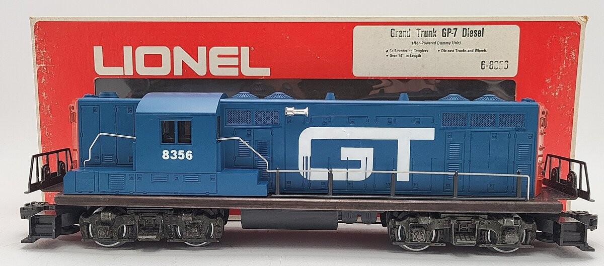 Lionel 6-8356 Grand Trunk GP7 Non-Powered Diesel Locomotive #8356 EX/Box