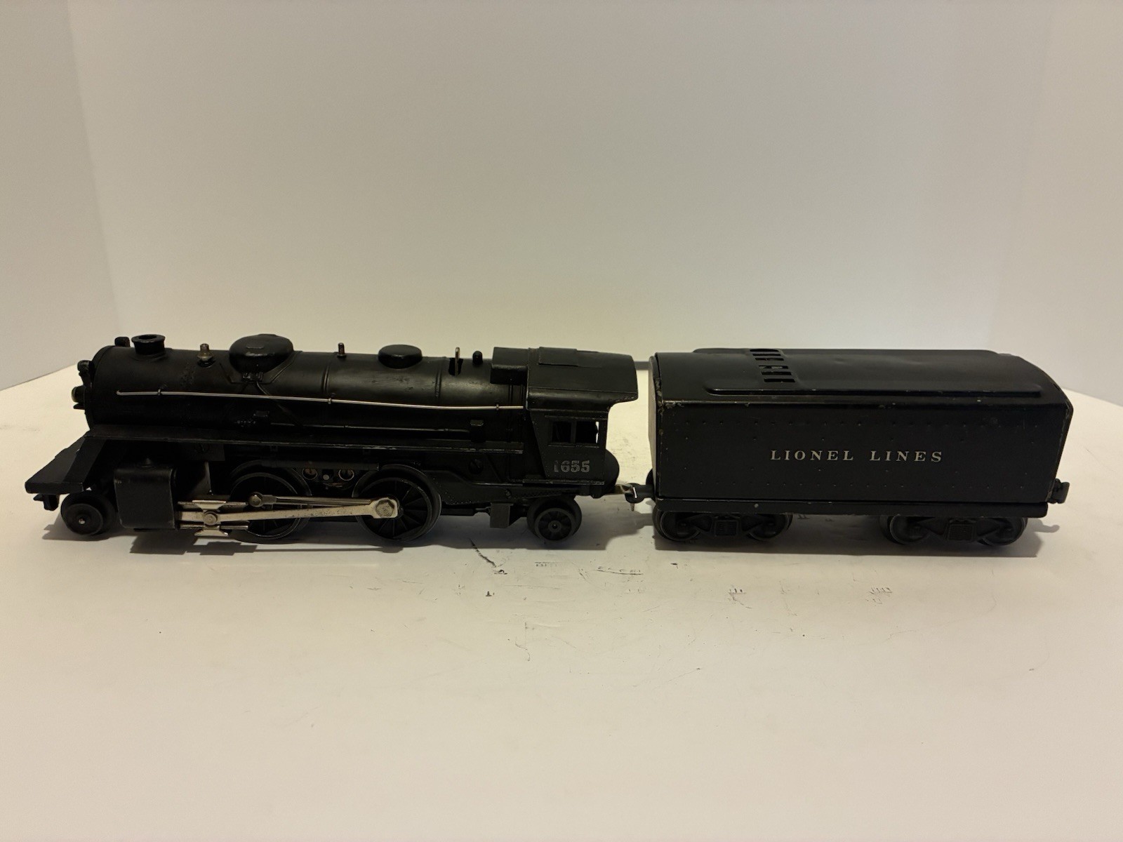 Lionel 1655 Locomotive And Whistle Tender Serviced And Tested See Description