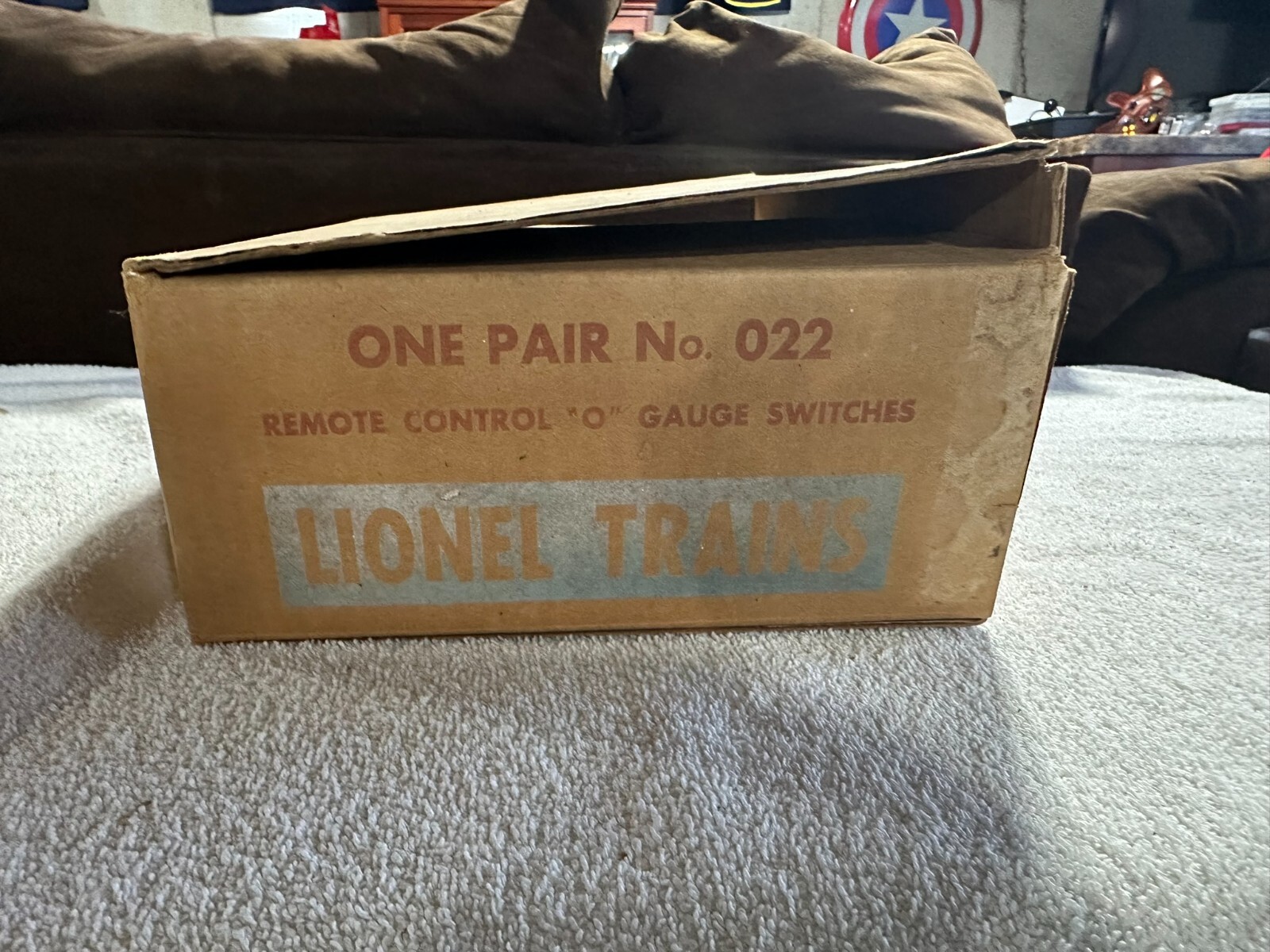 Lionel Trains – No. 22 Remote Control “O” Gauge Switches in Box