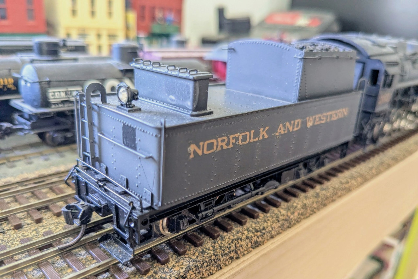 **L@@K! BRASS C&O N&W 0-8-0 STEAM LOCO TENSHODO PFM HO **RUNS G@@D **SUPER NICE!