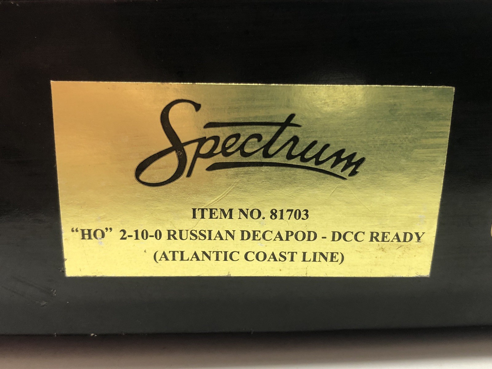 Spectrum HO 2-10-0 Russian Decapod #81703 Atlantic Coast Line