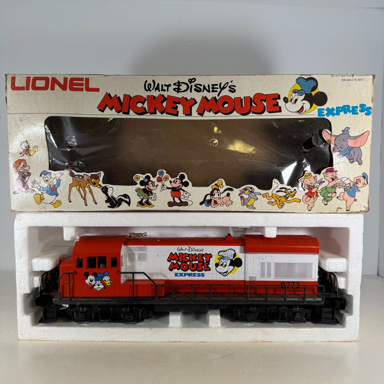 Lionel 6-8773 O Gauge Disney Mickey Mouse Express U 36B Diesel Engine Locomotive