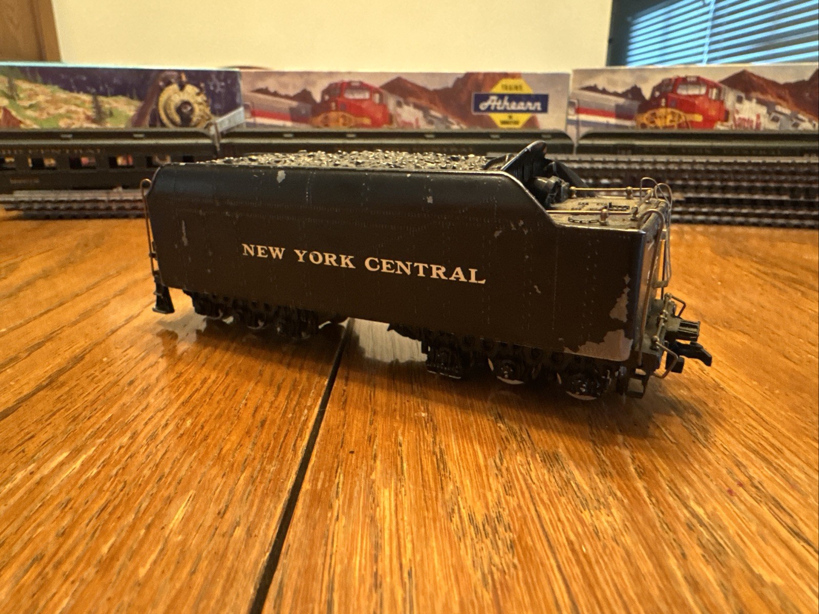 Franklin Mint HO NYC Hudson J3 Locomotive Coal Car 3 Passenger Cars
