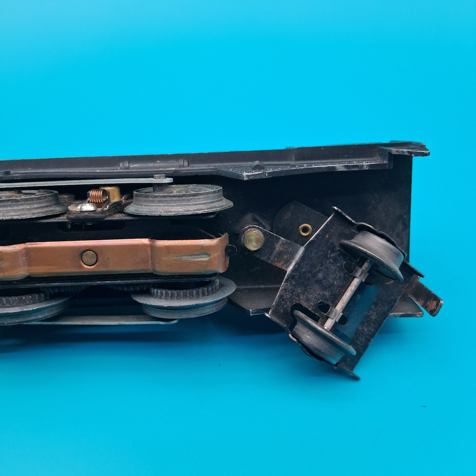 Vintage Marx O Gauge # 666 Steam Locomotive & Litho NYC Tender RUNS & SMOKES