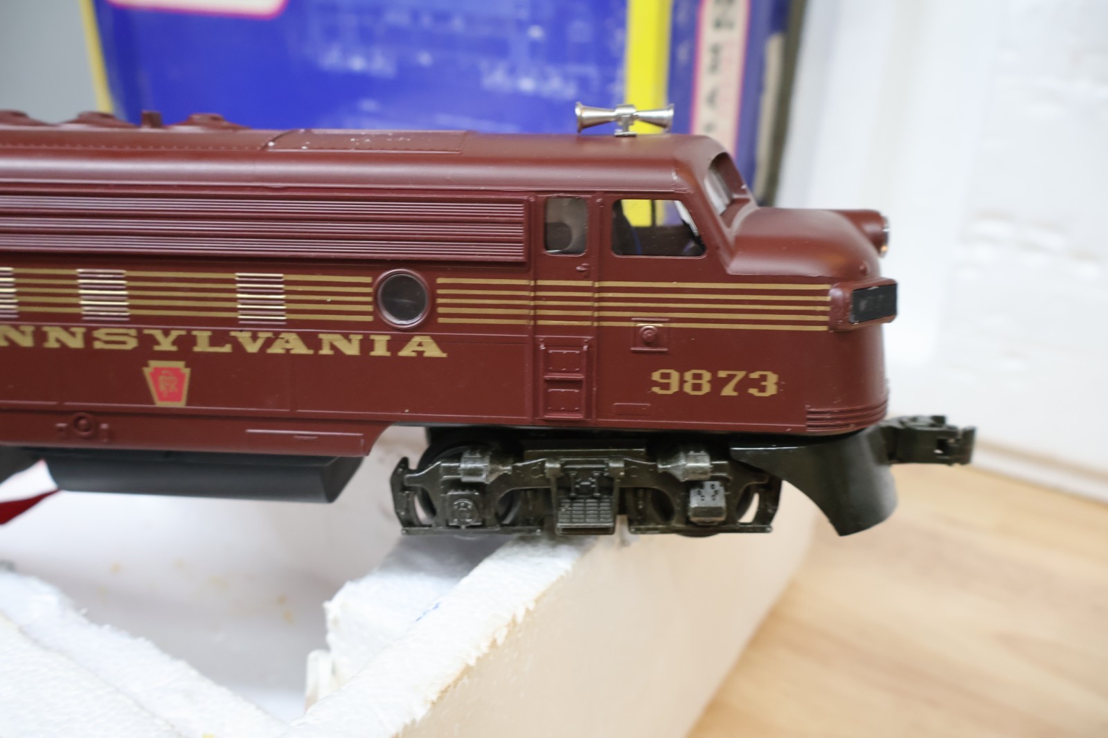 Williams 4305 O Pennsylvania F7 AA Tuscan Red Diesel Locomotives Model 9682 9873