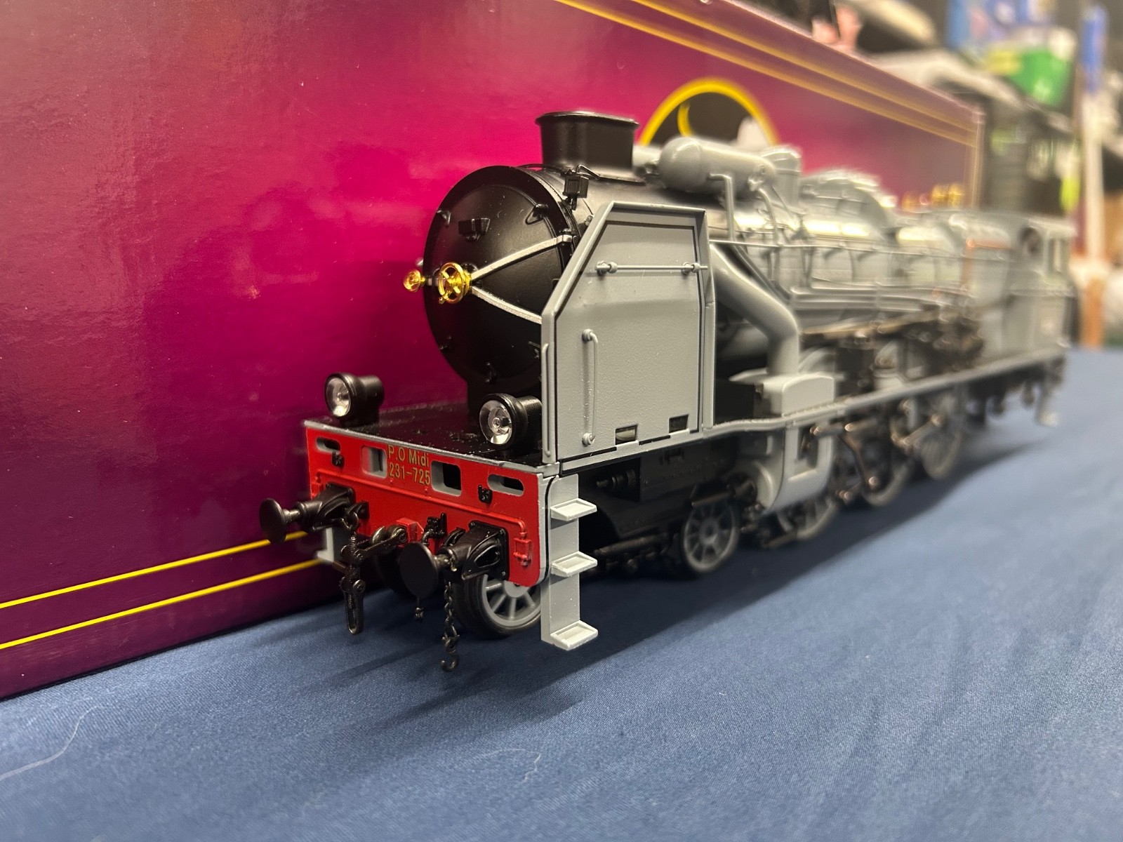 Mth Orient Express Chapelon Gray 2-3-1E Pacific Steam Engine w/Proto 2 20-3388-1