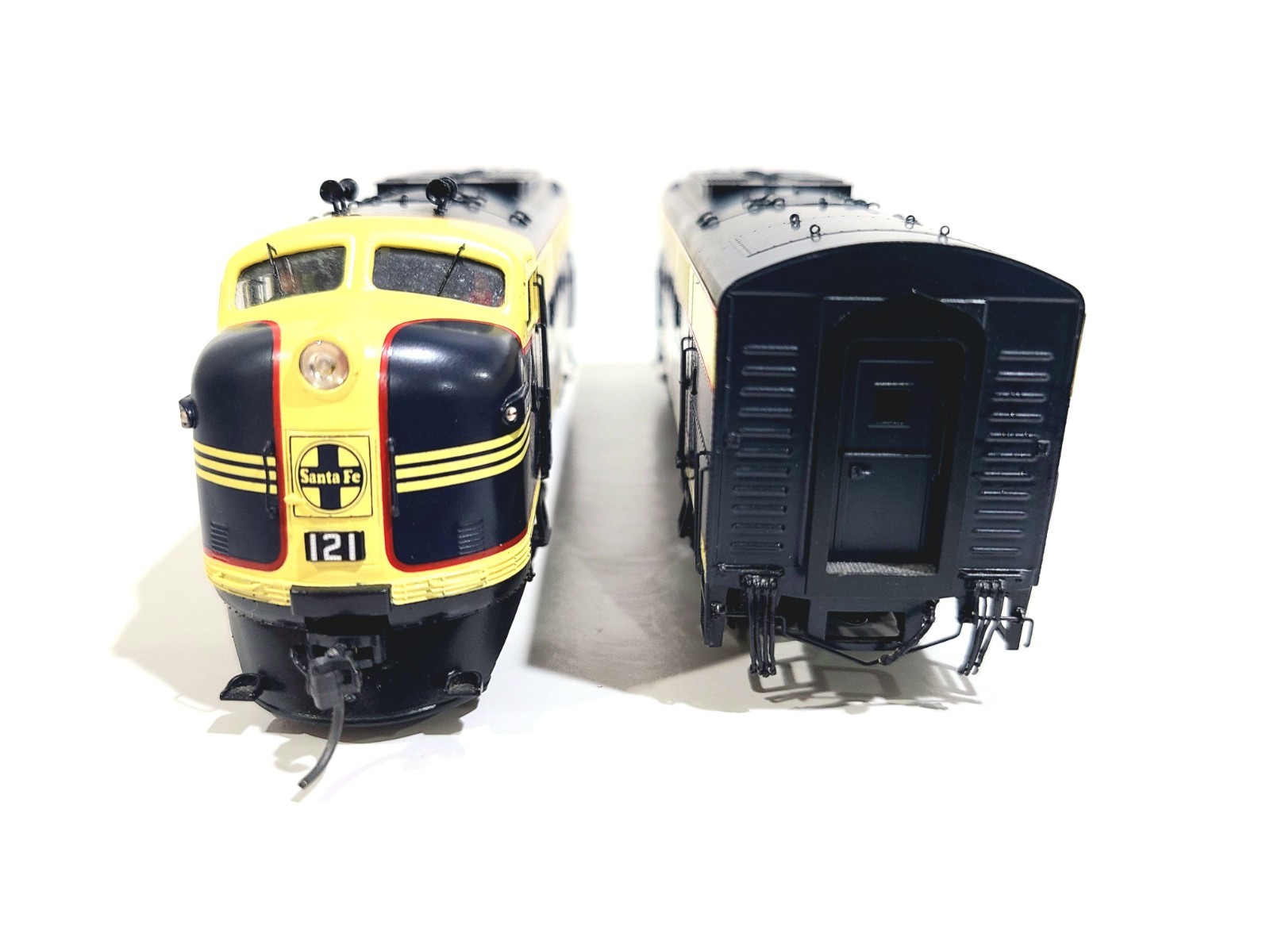 Division Point AT&SF EMC FT A-B Set Santa Fe #121 HO Brass Model #DP-1F