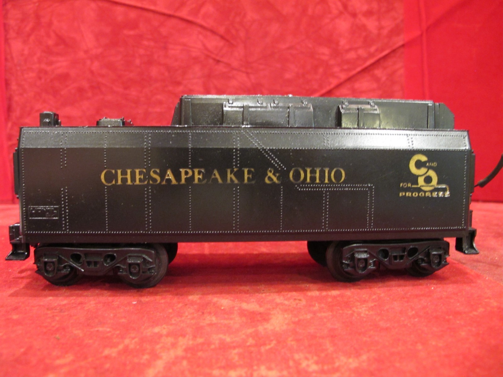 LIONEL CHESAPEAKE & OHIO O GAUGE sound COAL TENDER~ WORKS