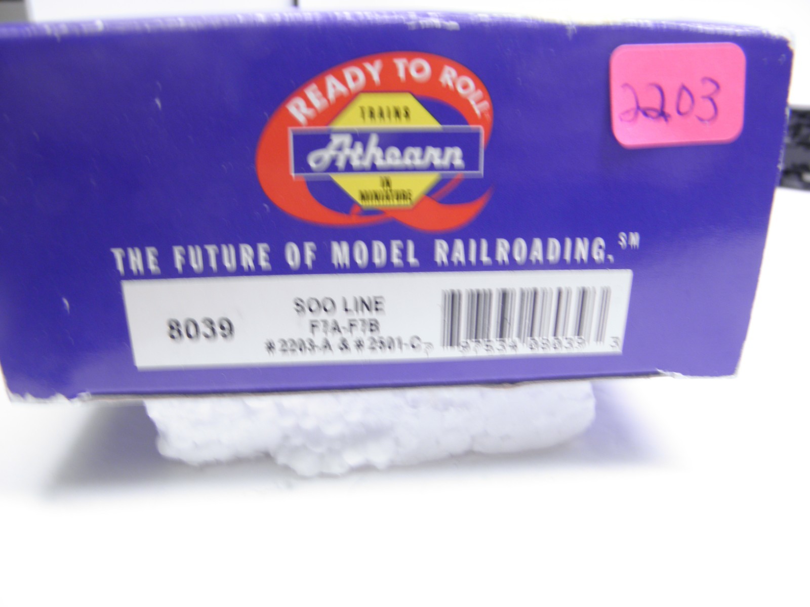 ATHEARN F7A-F7B – SOO LINE #2203-A & 2501-C – HO SCALE CHECKED & RUNS DC ONLY