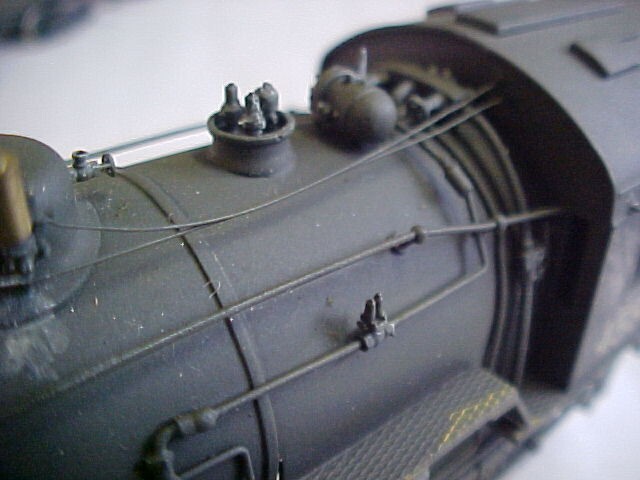 Westside Models HO scale brass 2-8-2 B&O Locomotive with aux. tender in OB