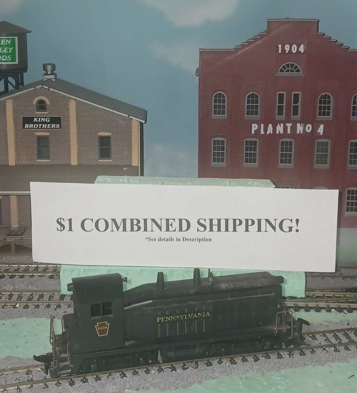 HO SCALE NON POWERED SW-1500 SWITCHER (COW); PENNSYLVANIA; Mi0715-1