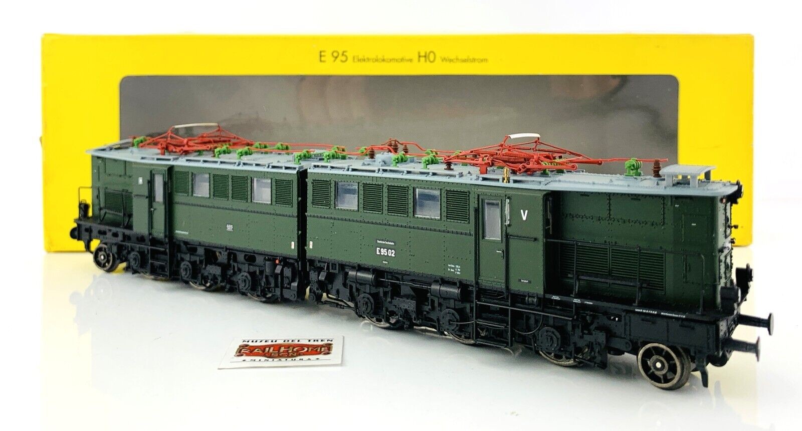 PS44 – BRAWA H0 0240 – ELECTRIC LOCOMOTIVE DR E 95 02 – ANALOG AC