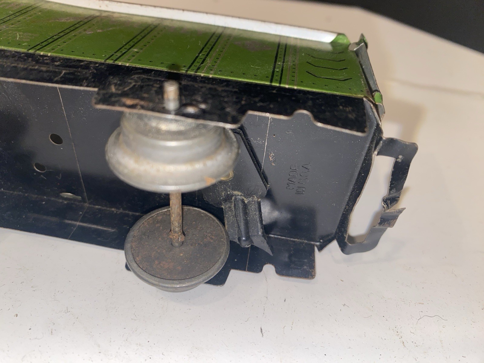 Vintage Marx O Gauge Tin Litho Train Car Lot: NYC 20102, PA 37961, Lehigh 28500