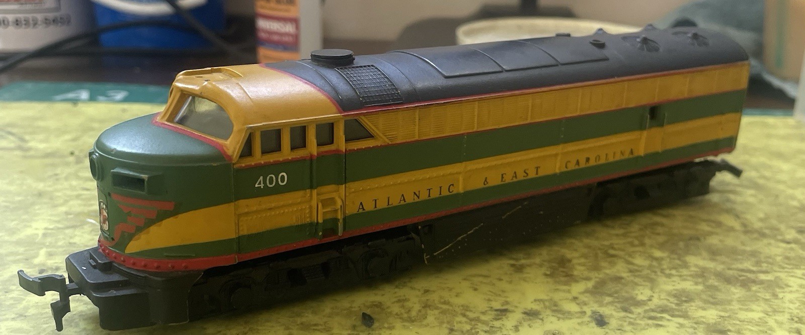 AHM Mehano Atlantic & East Carolina C Liner Locomotive Engine Serviced Lot B34