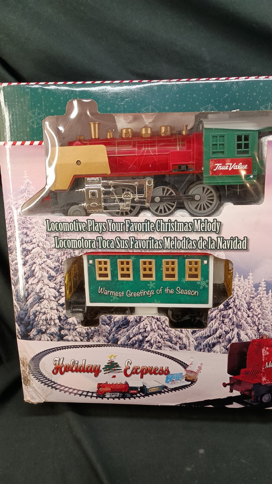 G-Scale True-Value Holiday Express Train Set Goldlok Toys UNTESTED