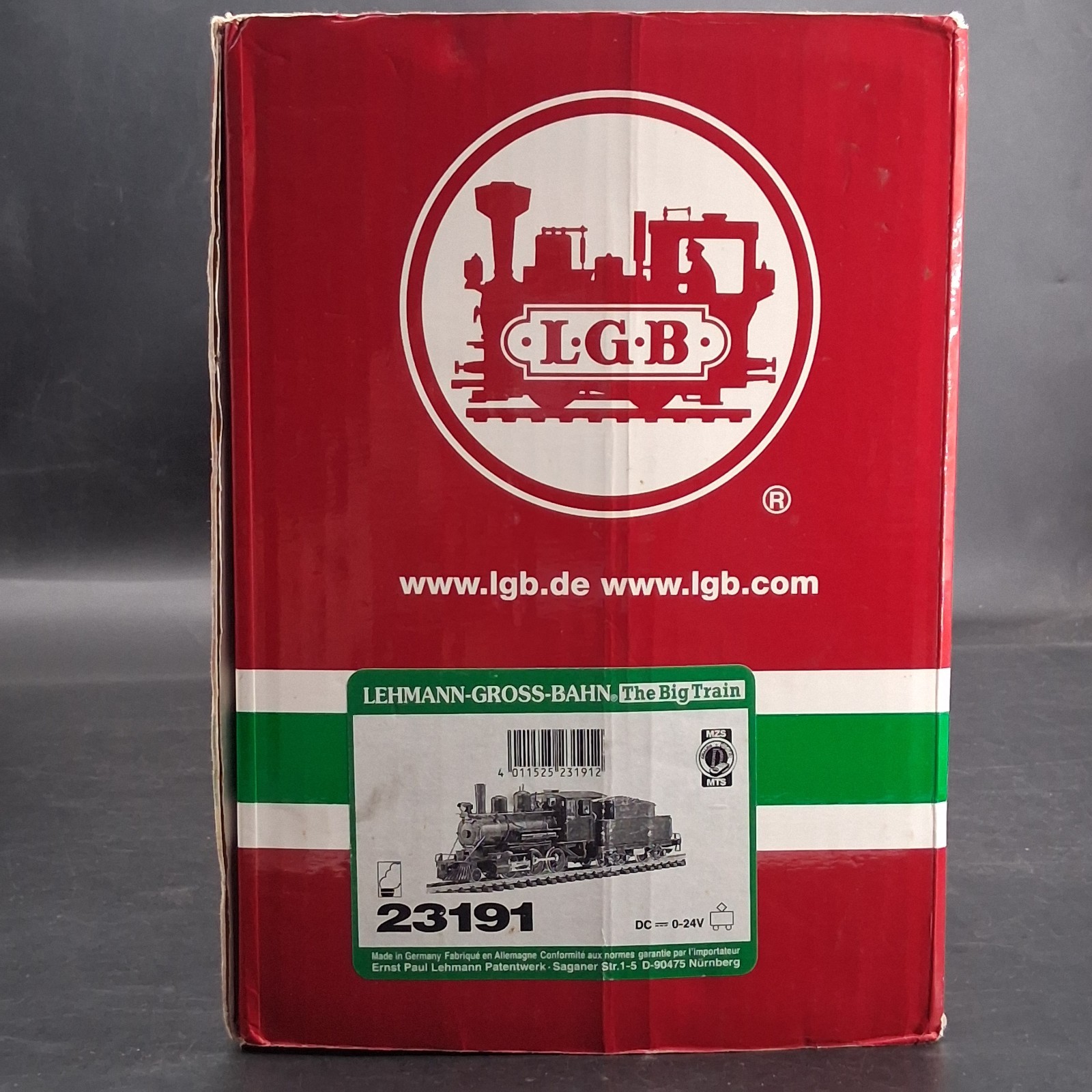 (C) LGB G Scale 23191 Mogul Steam Locomotive C&S Colorado Coal Tender Tested