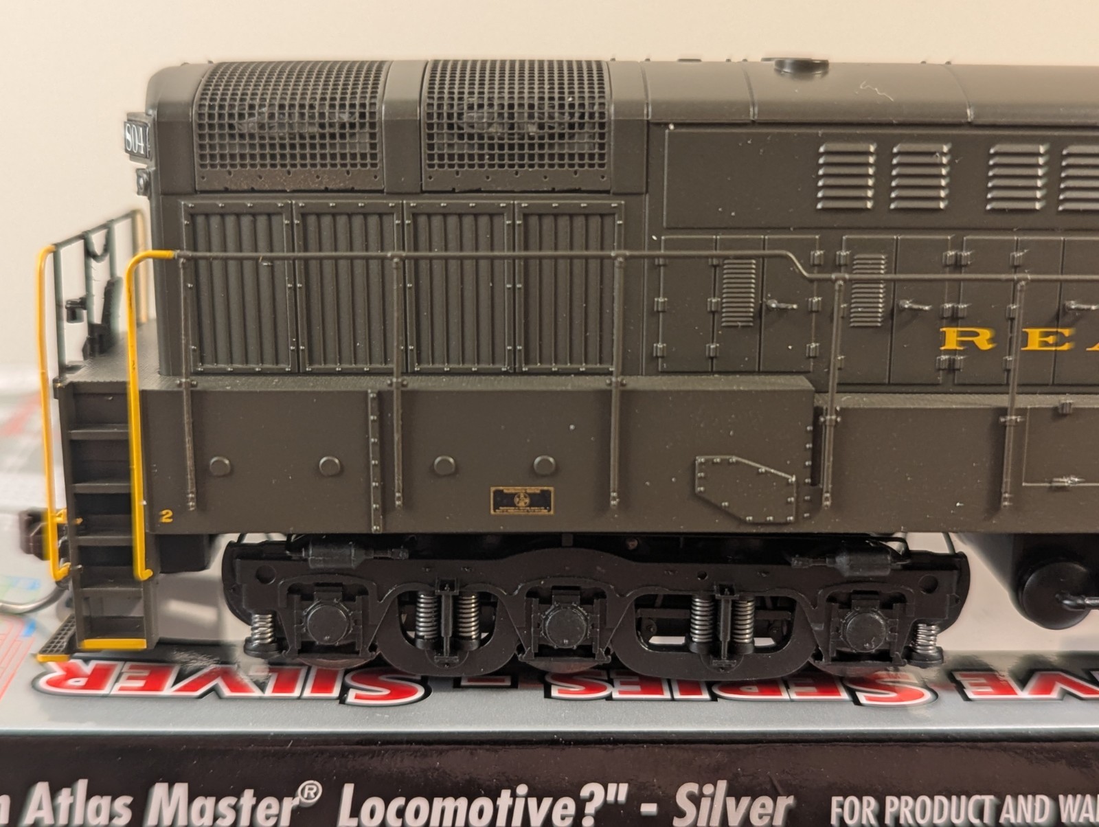Atlas Master Silver Series HO Scale FM Trainmaster Reading #804 DCC Ready