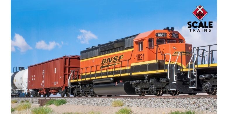 HO ScaleTrains Operator SXT10370 BNSF Railway EMD SD40-2 #6821 H3 Scheme