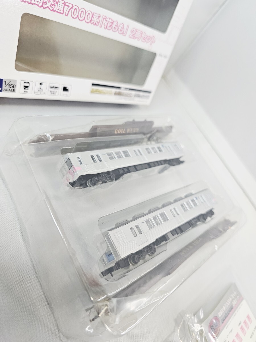TOMYTEC Railway Collection Fukushima Traffic 7000 Series Hanamomo 2-Car Set