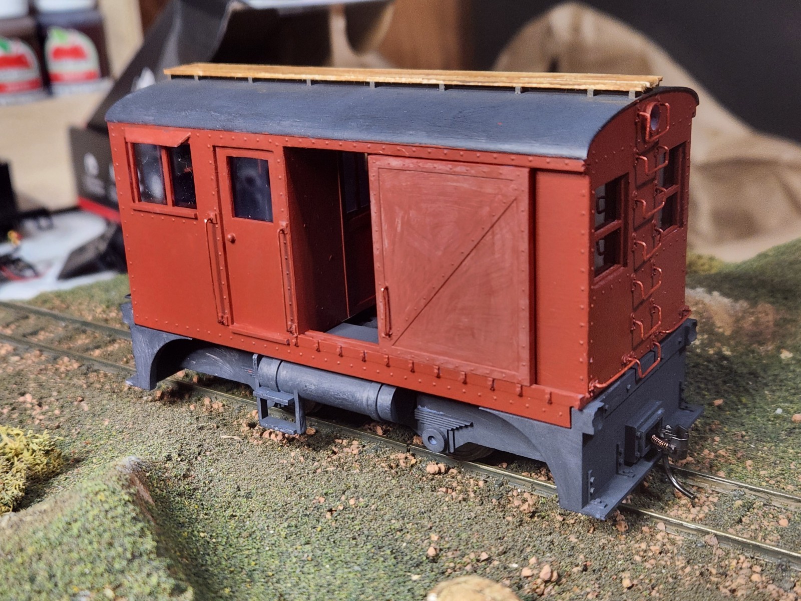 On30 Freelance Box Cab Switcher Kit 3D Printed For Bmann On30 Street Car Mech