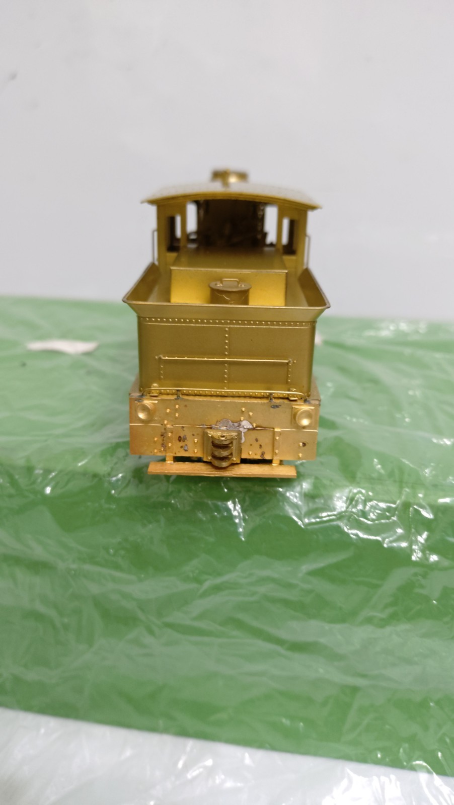 Overland (OMI) Brass Gilpin Shay #3 with Grandt Line Drive – On2 scale
