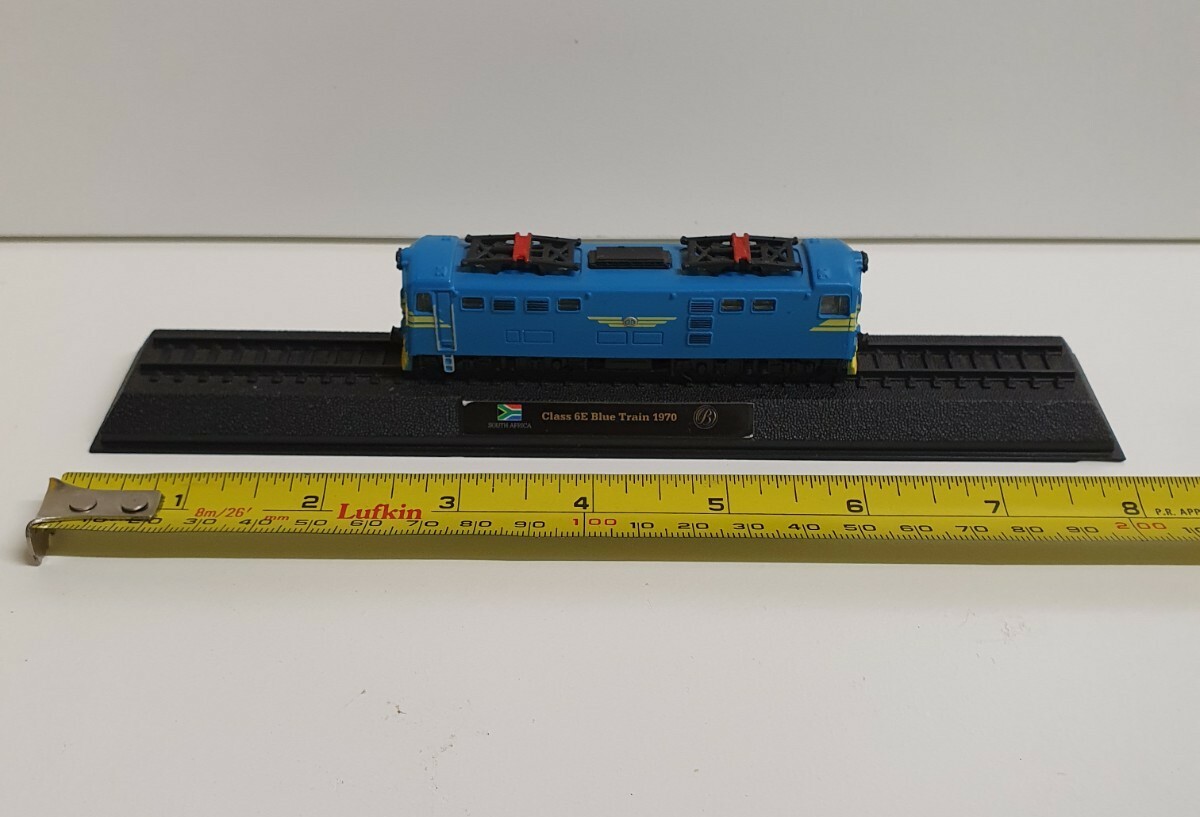 🔶️AMER ATLAS SOUTH AFRICA CLASS 6E BLUE 1970 MODEL TRAIN LOCOMOTIVE STATIC