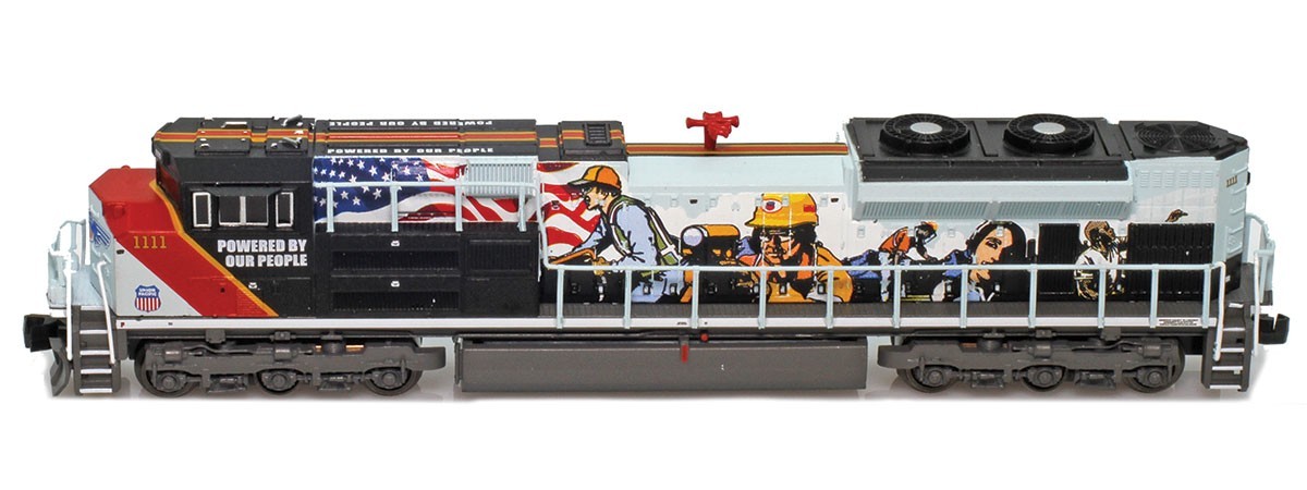 AZL 63109-9 SD70ACe Heritage UP Powered by our People Locomotive Z Scale Z Gauge