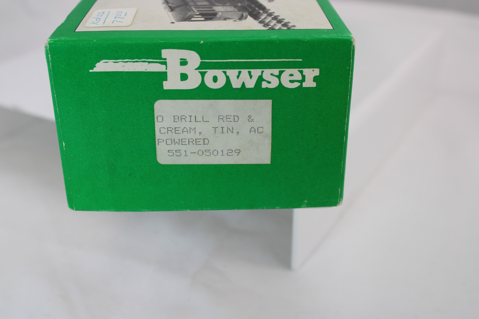 O Scale – Bowser Trolley – Red/Cream Brill Trolley